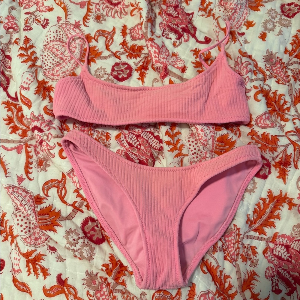 Pink Mica Triangl Bikini